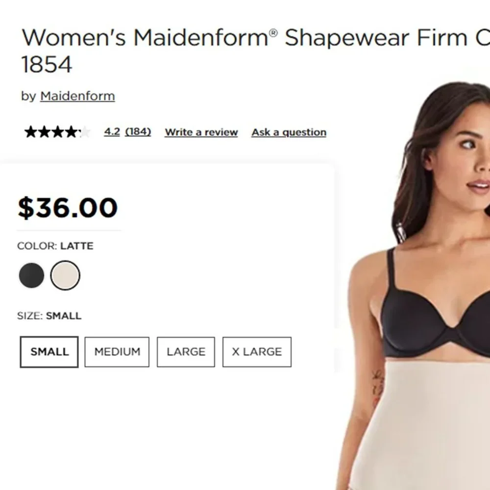 MAIDENFORM Firm Control High Waist Shaping Brief 1854   NEW!!_9